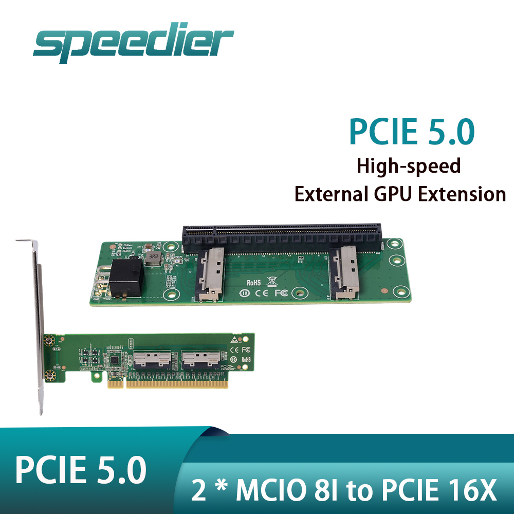 Pcie 5.0 Gpu Riser Cable - Cavo di estensione GPU esterna Speedier