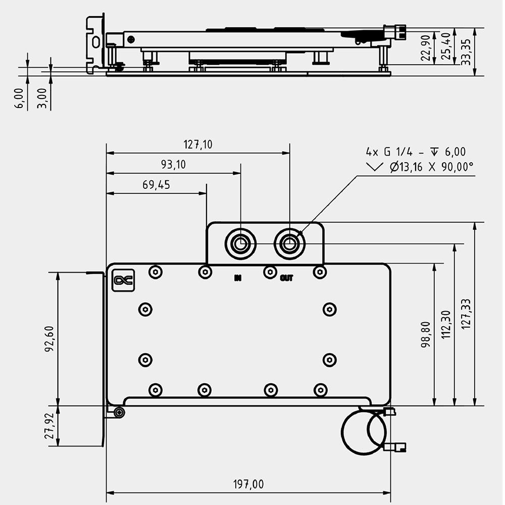 Blocco di raffreddamento a liq - Rtx 4090 Water Block recensione e prezzo